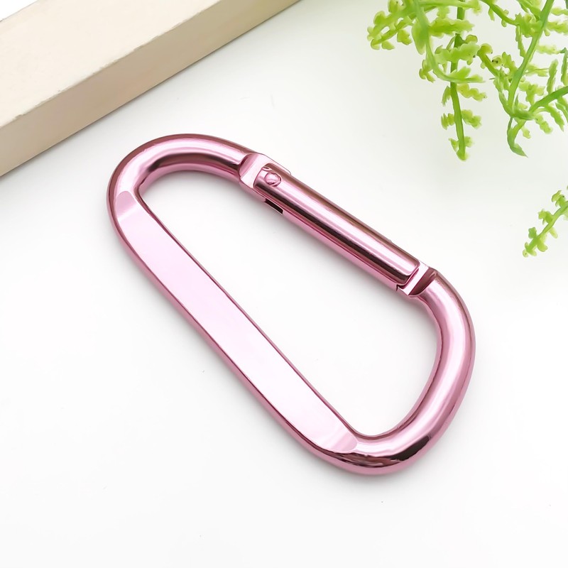 MOTOFITOOL 3 Pack Cute Carabiner Clip, 3 Inch Aluminum Alloy