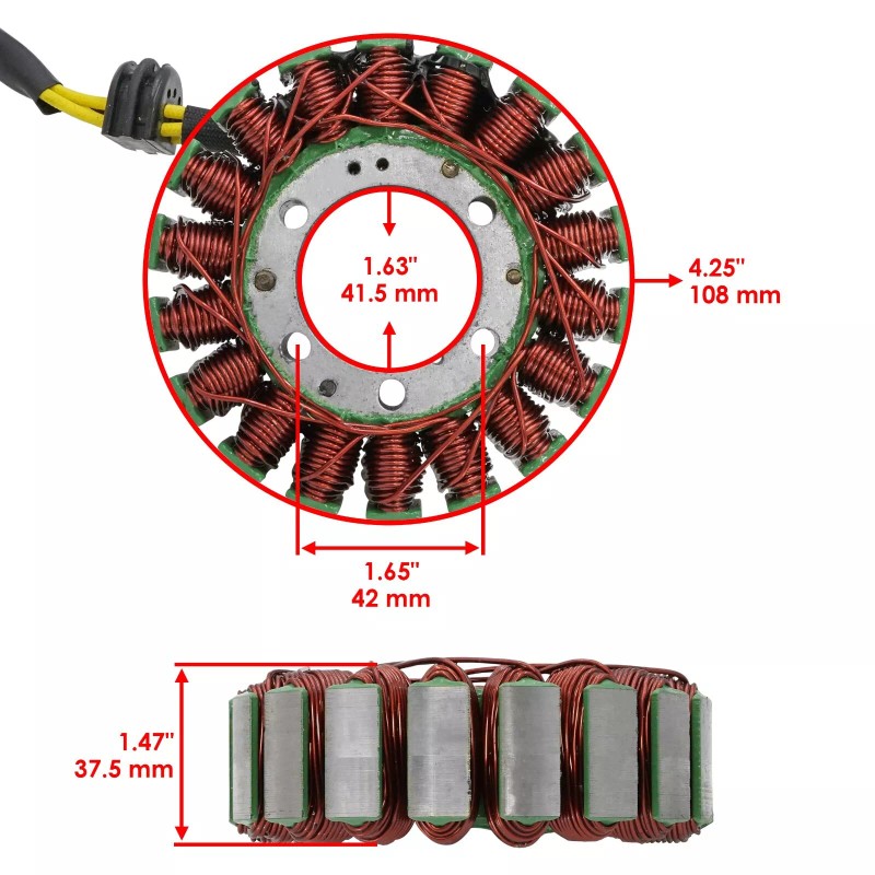 For Polaris Stator Regulator Rectifier W/Gasket for Polaris RZR 4