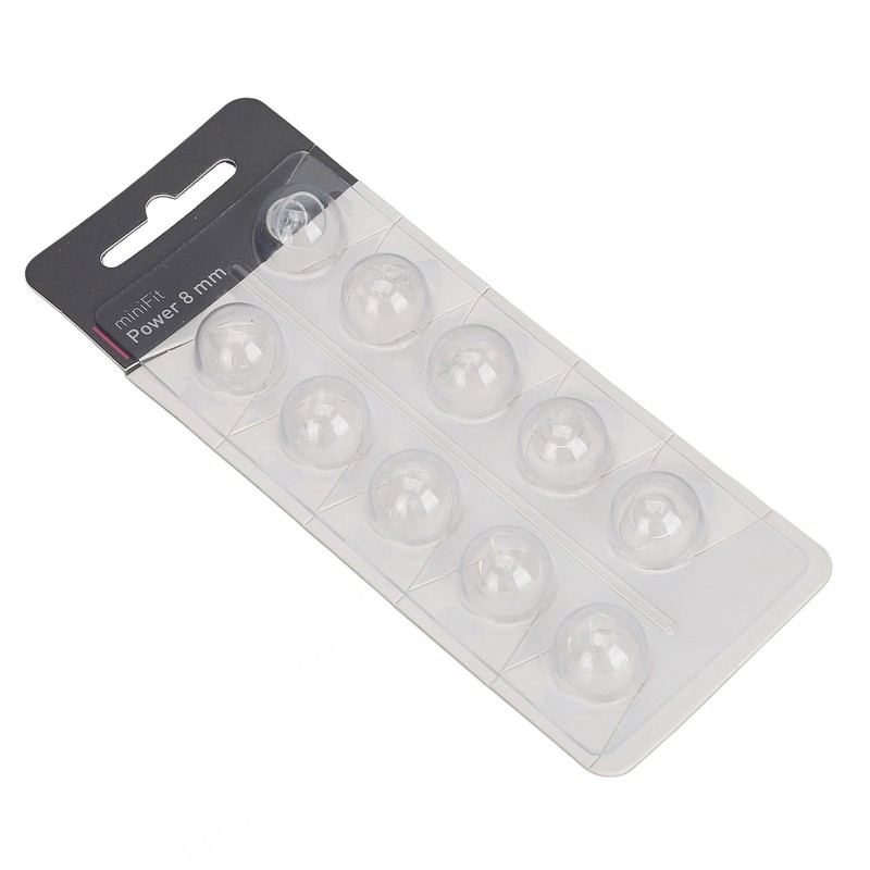 10PCS Hearing Ear Tips Higher Transparency Dual Layer Closed Comfortable
