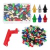 Lyaciomn 120PCS 1/4inch Track Country Spikes Golf Shoe Spikes with