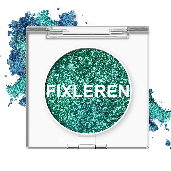 Fixleren Glitter Chameleon Eyeshadow Makeup Palette, Highlighting Eyeshadow, Metallic Changing