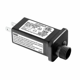 FITE ON 30V 0.2A LED Transformer Replacement Class 2 Power LED Controller 8 Modes Supply Compatible with Christmas String Light Decorations IP44 Waterproof Low Voltage Transformer Power Adapter 2 Pack