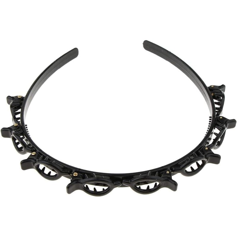 2-Pack Double Layer Hair Clips with Non-Slip Teeth - Invisible