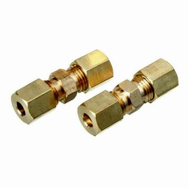 sakurawing Brake Pipe Connector 3/16 Joint Fitting, 0.19 inches (4.8 mm), Flare Processing Not Required, Flaring Tool, For American Vehicles, Old Vehicles, 2 Pieces