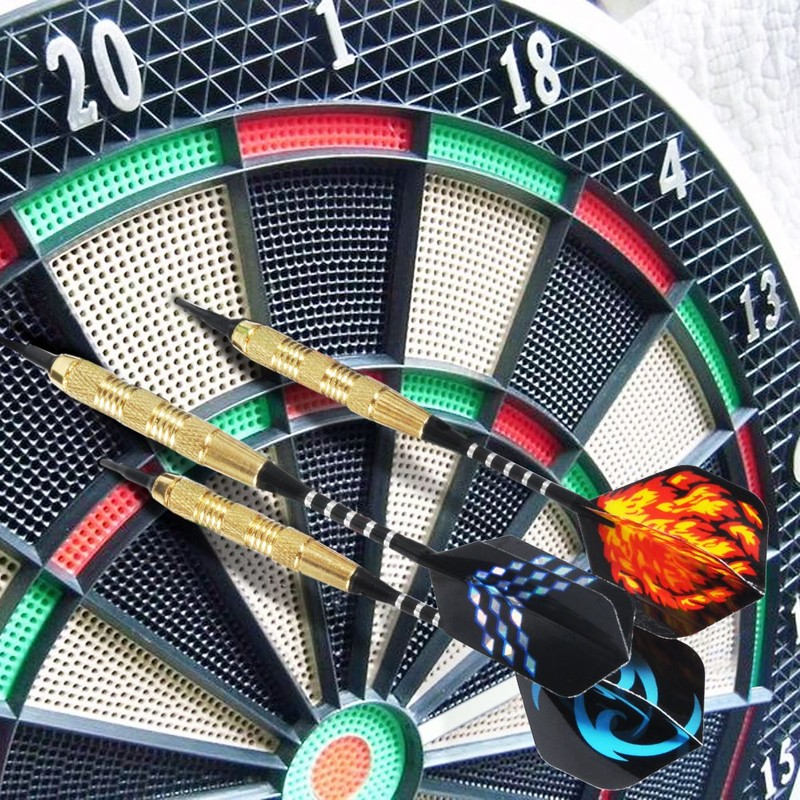 12Pcs Darts Set Professional Darts Kit with 100pcs Tip 30pcs