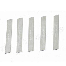 Praztech Set of 5 HSS Trapezoid Blades 3/32" x 5/8" (Wide) x 5" (Long) for Lathe Parting Cut off & Tool Holders -Hard & Ground | Cutting Tool | Lathe Accessories Workshop DIY Tool