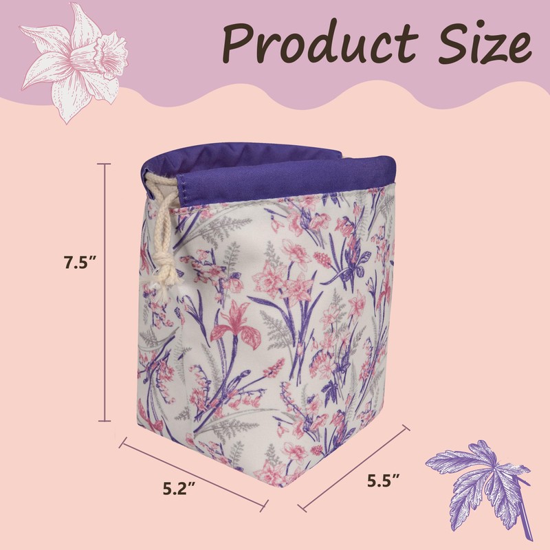 Remobia Hicol Tangle-Free Yarn Storage Bag - Divided Travel Crochet