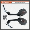 labwork Black Mirrors Smoke Turn Signals Replacement for Suzuki GSXR600