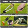 LUCKNIGHT 4PCS Reflective Tent Guy Ropes, Guy Rope Tensioners, Guide