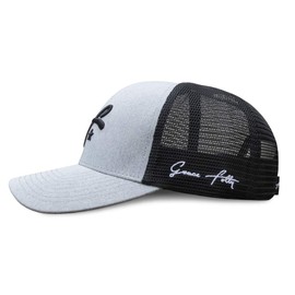 Grace Folly Trucker Hat for Men or Women- Many Cool Designs (Grey with GF Logo)