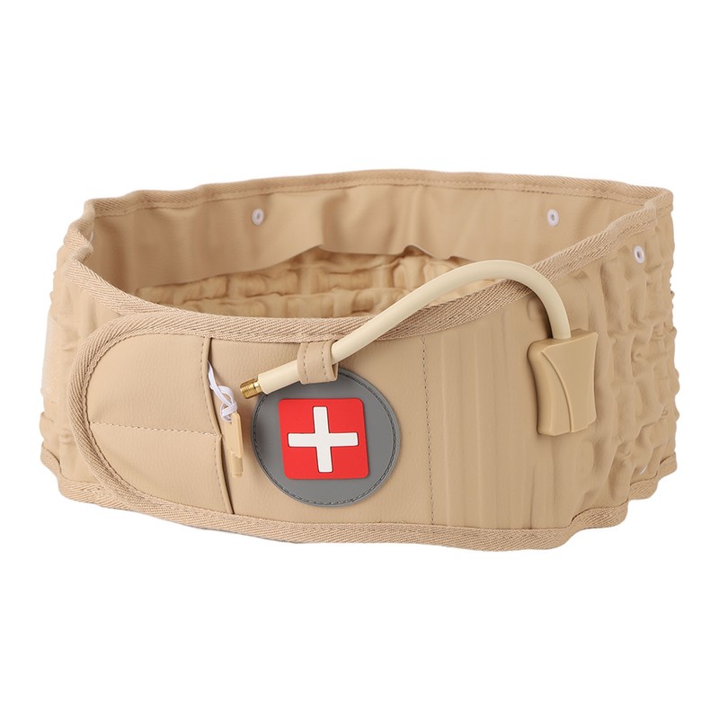 Lumbar Traction Belt Inflatable Reduce Pressure Lower Back Support Brace