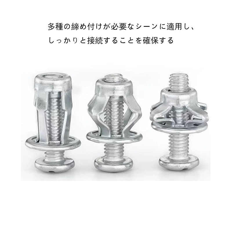 BRIIKPP Rivet Nuts (M4x20) Petal Nuts Expansion Nuts for Hollow