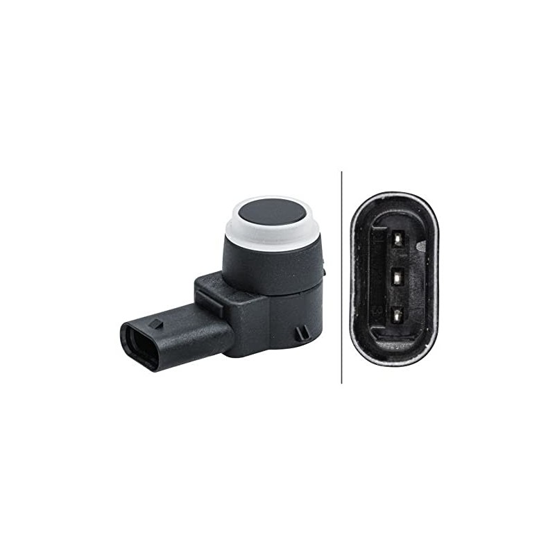 HELLA 6PX 358 141-371 Sensor, Parking Aid - Angled -