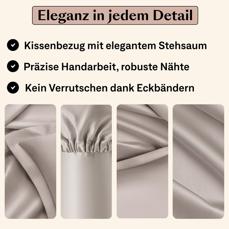 Amqua Egyptian Cotton Cushion Cover 40 x 80 cm Set