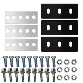 Snow Blower Impeller Kit - 1/4" 3-Blade Universal for 2-Stage Machine Modification, 304 Stainless Steel Snow Blower Impeller Modification/Rubber Blade Set for Anti-Clogging Parts and Accessories