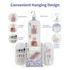Narwey Small Hanging Toiletry Bag Women Travel Makeup Bag Organizer