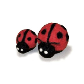 Dimensions Round and Woolly Ladybug Felting