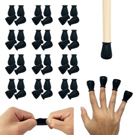 Extra Small Silicone Chair Leg Floor Protectors with Felt, FIT 19/32” to 15/16” Glide Chair Leg Caps Silicon Furniture Leg Feet Cover Bottom Slide Protect Hardwood Floors No Scratches No Noise 48 Pack