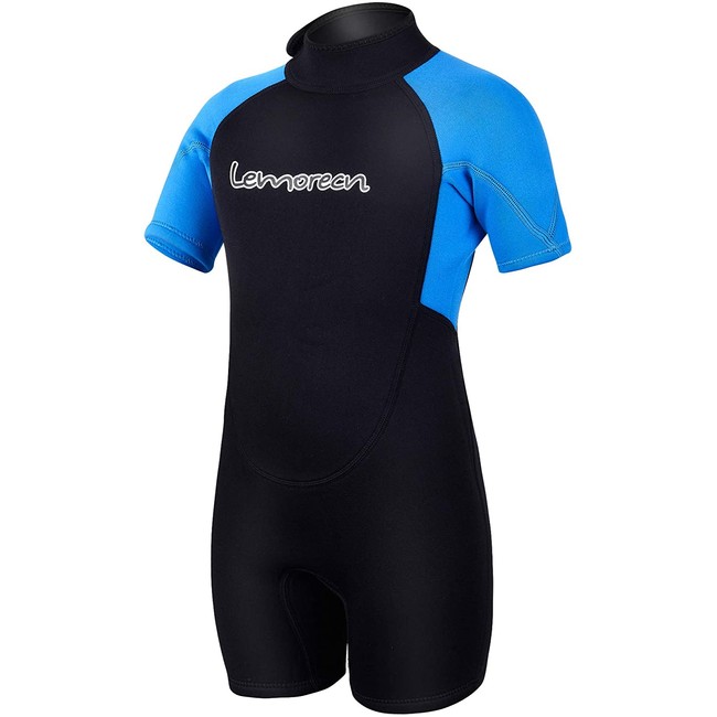 Lemorecn Kids Wetsuits Youth 3 mm Full Diving Suit