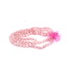 Jet International Rose Quartz 108 Beads Knotted Mala 8mm Prayer