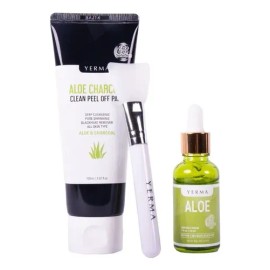 Set Mascarilla + Sérum De Aloe Vera Hidratante Yerma Coreano