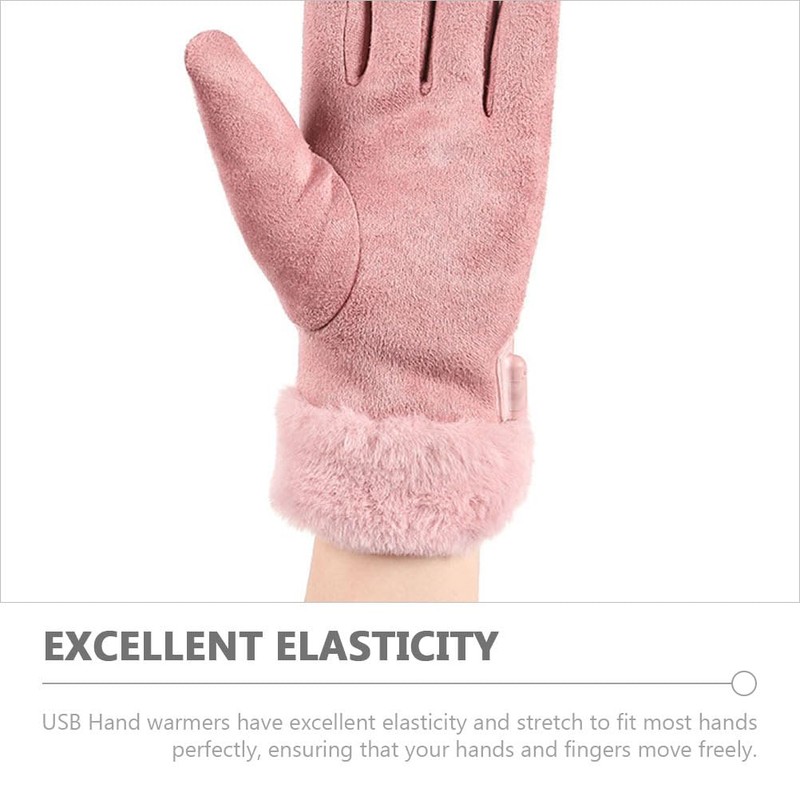 BESPORTBLE USB Heated Gloves for Women, Electric Hand Warmer Winter