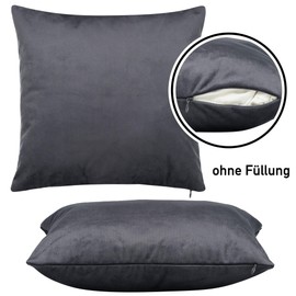 BARBONS Set of 2 Cushion Covers: 40 x 40 / 50 x 50 / 45 x 45 / 30 x 50 cm, Covers for Decorative Cushions/Lumbar Cushions: 40 x 40 / 45 x 45 / 50 x 50 cm, Cushion Covers: 40 x 40 / 45 x 45 / 50 x 81 cm