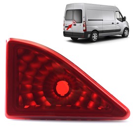 ROBUST Rear Central Brake Light Red Lamp Third Stop Lamp for Renault Master Vauxhall Movano Nissan NV400 265900021R 93197475 2010 Onwards
