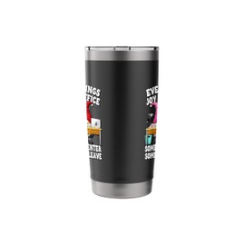 Sarcastic Coffee Gnomes Funny Saying For Work In The Office Stainless Steel Insulated Tumbler