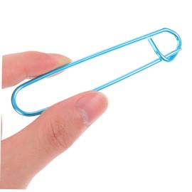 Operitacx 1set Detachable Big Pin Needle Holder Locking Hooks Ring Crochet Kits Yarn Steel Winder Knitting Kit Marker Machine Cable Pins Stitch Stoppers Brackets Aluminum 9pcs