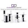 CleverDelights 3 Inch Black Plastic Spools - 3" x 2
