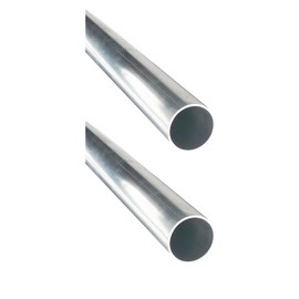 Aluminum Round Tube 1" x 0.87" x 19.69" Long, 2Pcs 25mm x 22mm x 500mm OD x ID x L 6063 Round Aluminum Tubing 25mm Outer Diameter Wall Thickness 1.5mm (Kwweeoo)