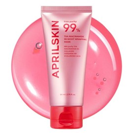 APRILSKIN TXA Niacinamide 99 Overnight Wrapping Mask | 99% High-Purity TXA+Niacinamide for Uneven Skin Tone | Overnight Skin Booster for Toning Care, 