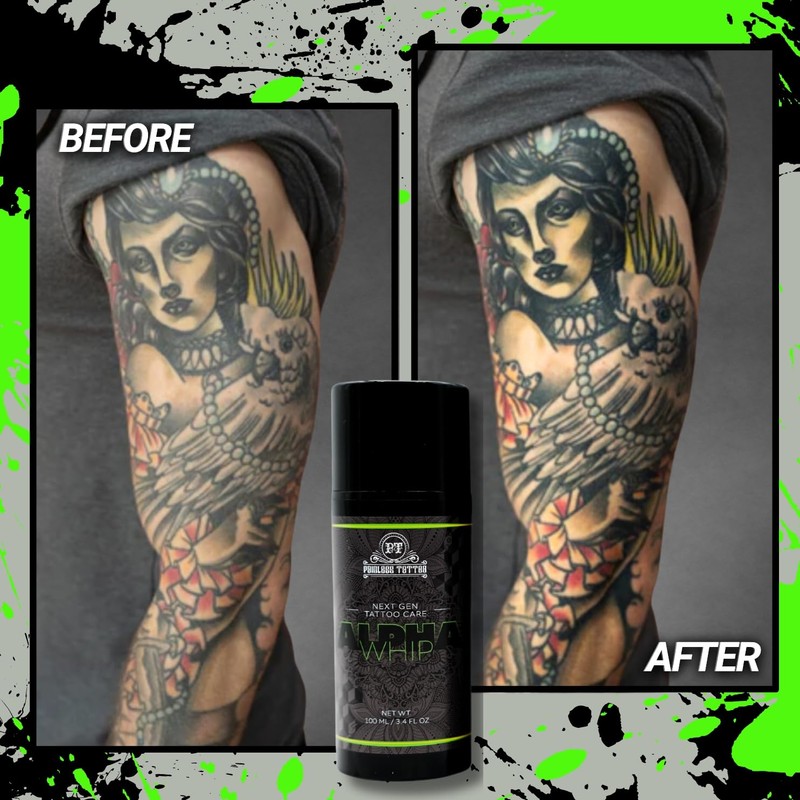 Alpha Whip Premium Tattoo Aftercare Product (Two 3.4oz Tubes)