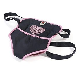 Bayer Chic 2000 782 26 Doll Carrier Strap for Baby Dolls, Doll Carrier, Doll Accessories, Melange Grey/Navy