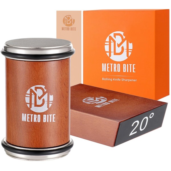 Metro Bite Professional Rolling Knife Sharpener Kit – Premium Diamond