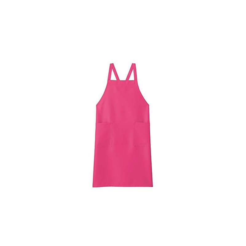 Bonmax FK7168 Bib Apron, 9 Pink, One Size Fits All,