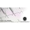 EMI Violet EKG ECG Caliper and EKG Reference Ruler Combination