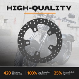 TOFR 11.8" Front Brake Rotors Discs Pads for Harley TOURING Electra Glide Road King Ultra Classic Road Glide Street Glide 2014-2021