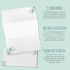Letter Paper "Flowers" with Envelopes / 25 Sheets in DIN