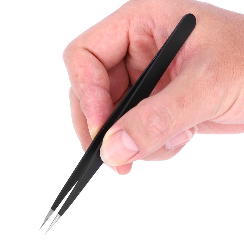 11Pcs/Set High Hardness Stainless Steel Precise Tweezers Repairing Tool Accessories