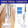 DAYPLUS 1500W Hot Steam Mop Cleaner Floor Carpet Window Washer