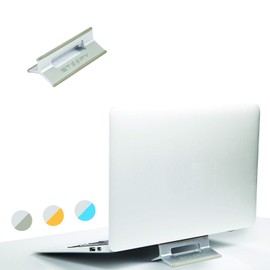 Steepy - Laptop Stand Riser Wedge Support Ventilated Office Desk Accessory Cooling Portable Plastic Lightweight Compatible with Tablets and Smartphones (Multi, 5)