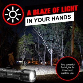 GearLight LED Tactical Flashlights High Lumens - Mini Flashlights for EDC Carry - Compact Powerful Emergency Flashlight Made from Military-Grade Aluminum - Drop Resistant and Water Resistant