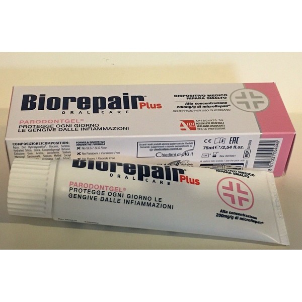 Biorepair Plus Parodontgel toothpaste -Made in ITALY Exp12/2025 NIB