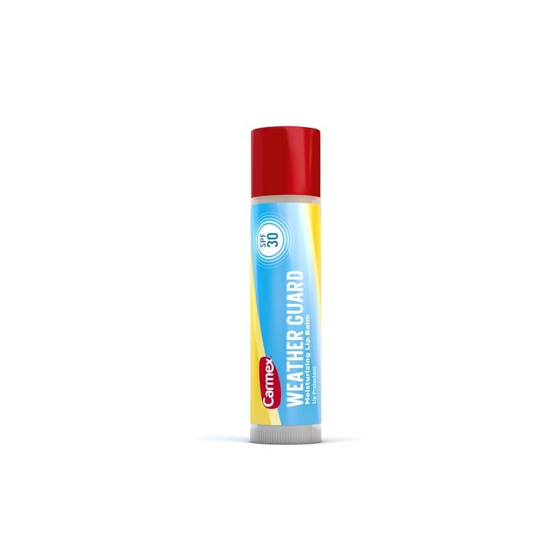 Carmex Weather Guard - Bálsamo labial hidratante, SPF30, 0.15 onzas
