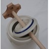 Butter churn (Wooden Dasher Oak Star)