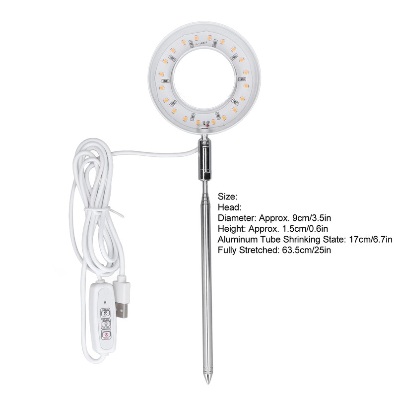 LED Plant Growing Lamp Full Spectrum Retractable Adjustable Brightness Plant