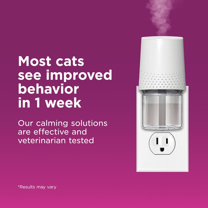 COMFORT ZONE 6 Pack Cat Calming Diffuser Refills; 30-day Refills;