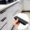 LAMXD 2 PCS Black Cupboard Handles 150mm Furniture Cabinet Handle